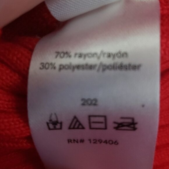 Red knitted dress - Picture 2 of 7